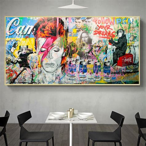 15 1 Pop Culture Painting Pop Culture Decoration Graffiti - Etsy