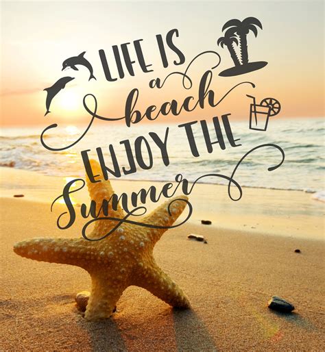 Life is a beach Enjoy the summer Funny summer quote for life | Summer quotes funny, Summer humor ...