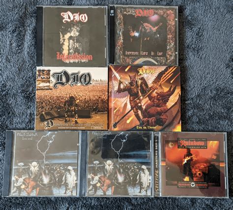 My Ronnie James Dio Live albums CD collection : r/dio