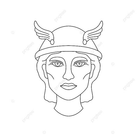 Greek God Hermes Drawing Statue Icon Vector, Drawing, Statue, Icon PNG and Vector with ...