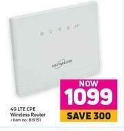 Ultra Link 4G LTE CPE Wireless Router offer at Game