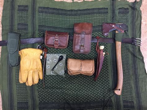 Bushcraft belt and fire kit. #bushcraftgearclothes | Bushcraft, Bushcraft gear, Camping gear diy