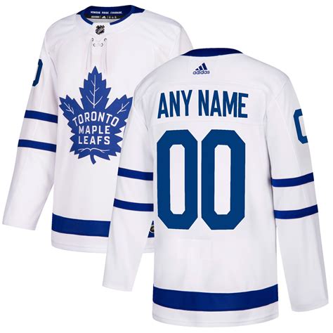 Men's Toronto Maple Leafs adidas White Authentic Pro - Custom Jersey