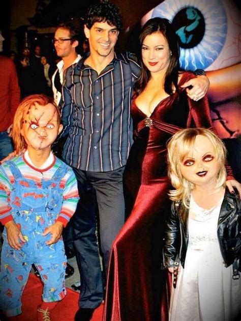 Don Mancini and Jennifer Tilly with Chucky and Tiffany Ray Child's Play ...