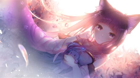 Anime Cat Girl Wallpapers - Top Free Anime Cat Girl Backgrounds - WallpaperAccess