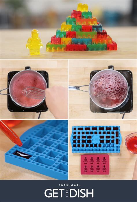 These LEGO Jell-O Gummies Let You Play With Your Food | Recipe | Homemade gummies, Gummies, Jell-o