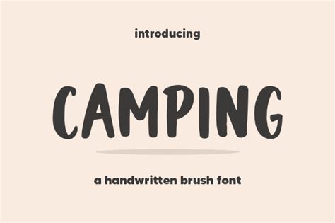 Camping Font | dafont.com