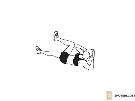 Bicycle Crunches | Illustrated Exercise Guide