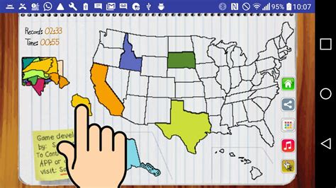 USA MAP 50 States Puzzle Game - Android Apps on Google Play