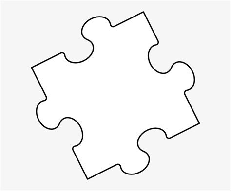 Puzzle Piece Outline Png