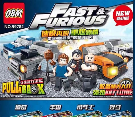 OBM 99782: Fast & Furious Mini Car Builds with Minifigures Preview