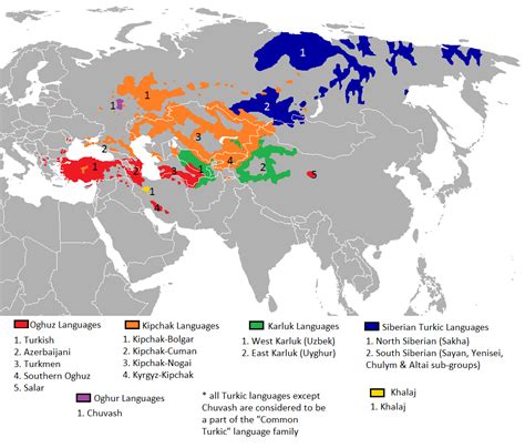 Turkic Languages by Sub-Family (1056x902) : r/MapPorn