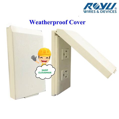 Royu Weather Proof Plate Cover Slim Type Outdoor Electrical Outlet ...