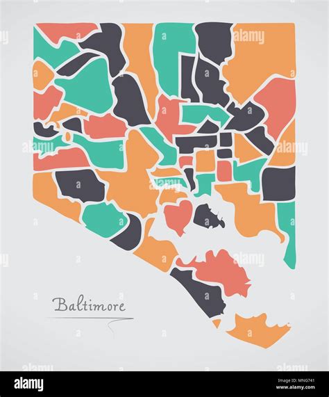 Baltimore neighborhoods Stock Vector Images - Alamy