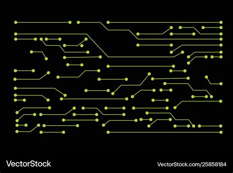 Design microchip background computer electronic Vector Image