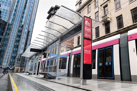 Blog - Centro Tram Stops, Birmingham City Centre | Broxap | Shelter ...