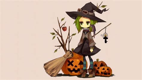 Halloween Witch Wallpapers (cute anime, art)