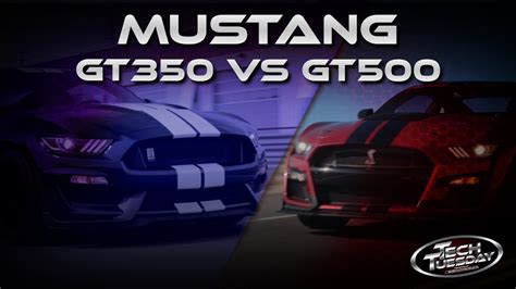 Mustang GT350 vs GT500 - YouTube