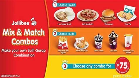 Jollibee Mix And Match Menu 2024 - Abbie Shanda