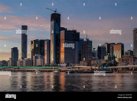 The Brisbane skyline Stock Photo - Alamy