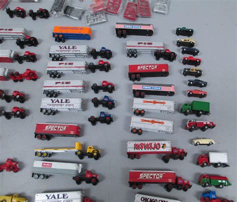 Assortment of N Scale Cars, Trucks, Tractor Trailers & Taxis (50+) | eBay