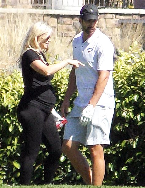 Pregnant Elin Nordegren spotted golfing with boyfriend Jordan Cameron ...