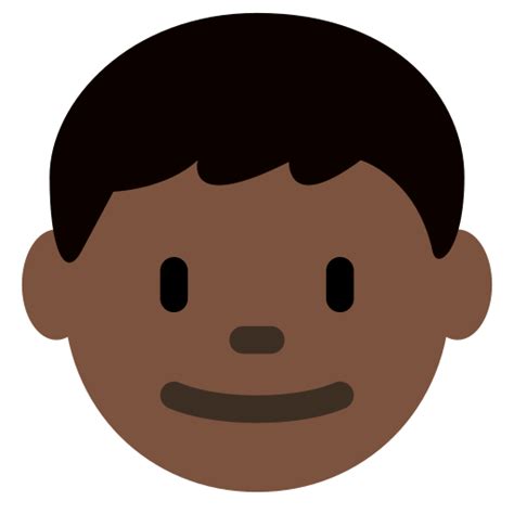 👦🏿 Boy Emoji with Dark Skin Tone Meaning with Pictures: from A to Z