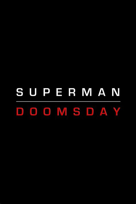 Superman: Doomsday (2007) - Posters — The Movie Database (TMDB)