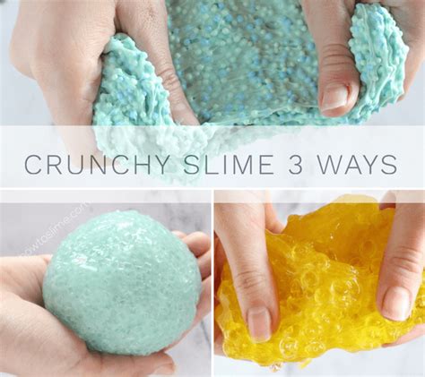 How to make Crunchy Floam Slime Recipe with Borax | How to Slime