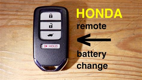 How to Honda Key Fob Remote Keyless Battery Change/Replace - YouTube