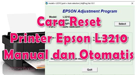 Epson L3110 Resetter Full Keygen Adjustment Program Download