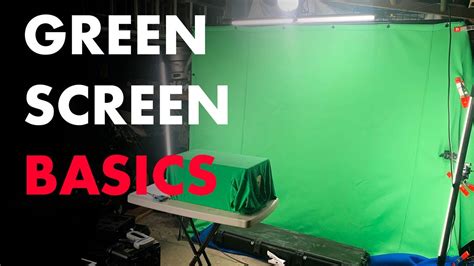 How to Set up a Green Screen at Home | BL Basics - YouTube