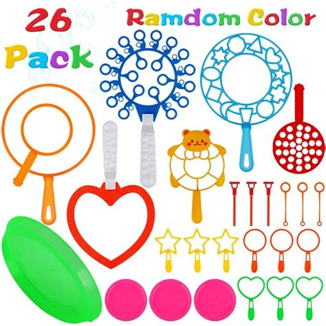 Buy Aitey Bubble Wands Set, 26 Pack Giant Bubble Wands Toy Set Large ...