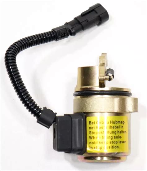 Diesel Generator Fuel Cut Off 12V Stop Solenoid Valve, 58% OFF