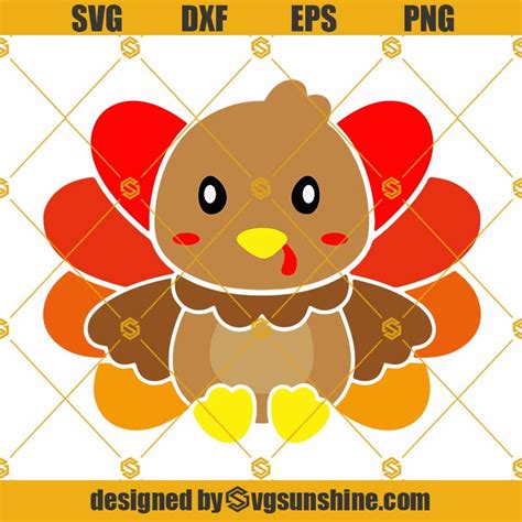 TURKEY SVG, Thanksgiving SVG, Baby Turkey SVG, Little Turkey SVG ...