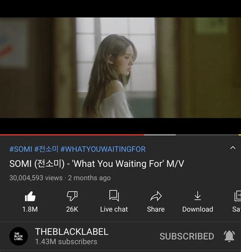 201021 'What You Waiting For' MV has reached 30M views after 91 days ...