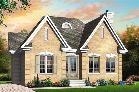 Plan 21281DR: Elegant Tiny House Alternative | House plans, House floor ...