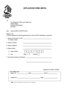 Death Certificate Odisha - Fill and Sign Printable Template Online