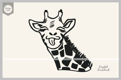 Giraffe SVG, Baby Giraffe SVG, Clipart, Funny (2556707)