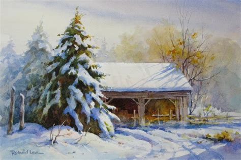 Watercolor Workshop “Rustic Winter Scenes” – St. George UT – Roland Lee