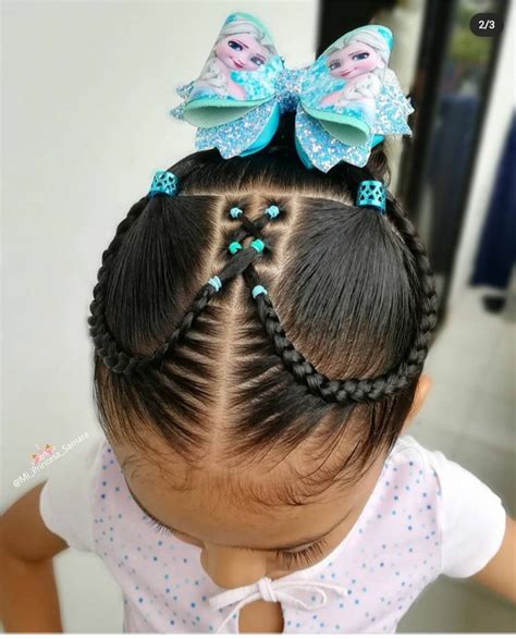 22 Easy Rubber band Hairstyles For Kids - The Glossychic