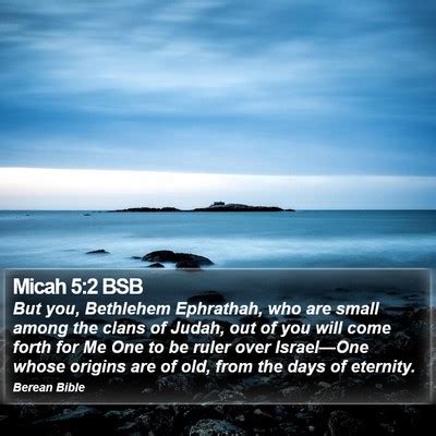 Micah 5 Bible Images - Micah Chapter 5 BSB Bible Verse Pictures