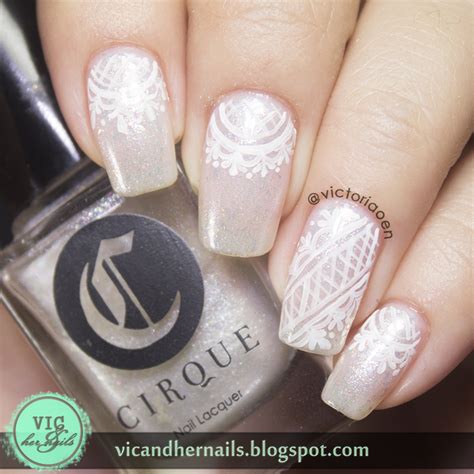 Vic and Her Nails: White Lace