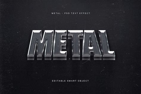 Metal Text Effect, Scene Generators ft. metal & effect - Envato Elements