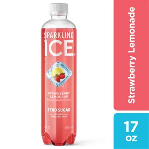 Sparkling Ice® Strawberry Lemonade Sparkling Water, 17 fl oz - King Soopers