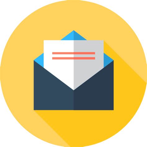 Circle Email Icon Vector Png - Images | Amashusho