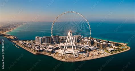 Ain Dubai ferris wheel on Bluewaters island in Dubai, UAE Stock Photo | Adobe Stock