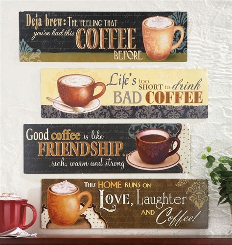 Home Décor Plaques & Signs for sale | eBay | Coffee wall art, Kitchen decor themes coffee ...