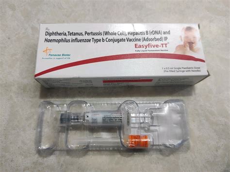 Diphtheria Tetanus Pertussis Hepatitis B Haemophilus influenzae Vaccine IP at Rs 450/box ...