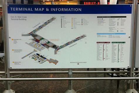 Terminal Indianapolis International Airport Map